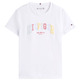 CAMISETA NIÑA TOMMY HILFIGER LOGO TEXTURIZADO FIT REGULAR