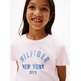 CAMISETA NIÑA TOMMY HILFIGER LOGO NYC CON PURPURINA