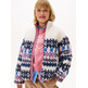 CHAQUETA TEDDY NIÑA TOMMY HILFIGER CON DISEÑO FAIR ISLE