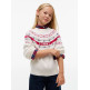 JERSEY NIÑA  TOMMY HILFIGER INTARSIA SWEATER