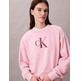 SUDADERA MUJER CALVIN KLEIN CON LOGO MONOGRAMA FIT HOLGADO