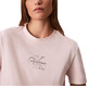 CAMISETA MUJER CALVIN KLEIN CON LOGO METÁLICO