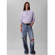 MUJER W LS FRENCH TERRY MONOLOGO CRE VBK