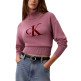 MUJER W LS LOGO TNECK PULLOVER VCB