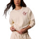 SUDADERA MUJER  CALVIN KLEIN W LS PREMIUM TERRY SCRIPT VNEC