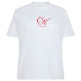 CAMISETA MUJER  CALVIN KLEIN W SS CLASSIC SCRIPT INITIAL TE