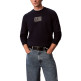 SUDADERA HOMBRE  CALVIN KLEIN M LS 350TERRY EU CLVIN BOX LOG