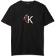 CAMISETA HOMBRE  CALVIN KLEIN M SS 30S WHSL CKJ 2TONE CK GRA