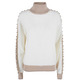 JERSEY DE CUELLO VUELTO CON PERLAS MUJER YESZEE
