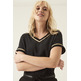 CAMISETA CON DETALLES DORADOS MUJER GARCIA JEANS