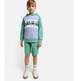 SUDADERA COLORBLOCK CON CAPUCHA NIÑO NAPAPIJRI ENTREMONT