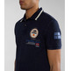 POLO HOMBRE  NAPAPIJRI GANDY 4 BLU MARINE