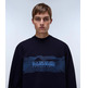 SUDADERA HOMBRE  NAPAPIJRI B-VANNI C 176 BLU MARINE