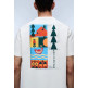 CAMISETA ESPALDA ESTAMPADA HOMBRE NAPAPIJRI FIT REGULAR