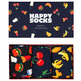 CAJA REGALO 3 CALCETINES HAPPY SOCKS TEMATICA COMIDA