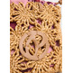 BOLSO DE RAFIA MUJER PEPE JEANS CON DETALLES FLORALES