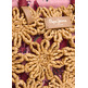 BOLSO DE RAFIA MUJER PEPE JEANS CON DETALLES FLORALES