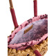 BOLSO DE RAFIA MUJER PEPE JEANS CON DETALLES FLORALES