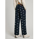 PANTALÓN CHINO MUJER PEPE JEANS CON FLORES BORDADAS