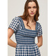 MONO LARGO ESTAMPADO CUADROS MUJER PEPE JEANS BRUCY