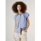 CAMISA DE RAYAS MUJER PEPE JEANS MARGA CORTA