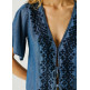 BLUSA FLUIDA MUJER PEPE JEANS CON DETALLES BORDADOS