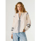 BLUSA MUJER PEPE JEANS CON DETALLES BORDADOS