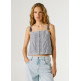 TOP TIRANTES MUJER PEPE JEANS DE RAYAS
