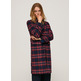 ABRIGO LARGO DE CUADROS MUJER PEPE JEANS AILEEN
