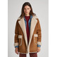 ABRIGO ANTE CON FORRO BORREGUITO MUJER PEPE JEANS ROSE