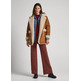 ABRIGO ANTE CON FORRO BORREGUITO MUJER PEPE JEANS ROSE