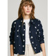CAZADORA MUJER PEPE JEANS CON FLORES BORDADAS