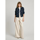 CAZADORA MUJER PEPE JEANS CON FLORES BORDADAS
