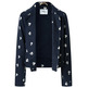 CAZADORA MUJER PEPE JEANS CON FLORES BORDADAS
