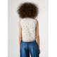 CHALECO REVERSIBLE MUJER PEPE JEANS ESTAMPADO