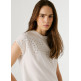 CAMISETA MUJER PEPE JEANS DETALLES CALADOS FLORALES