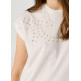 CAMISETA MUJER PEPE JEANS DETALLES CALADOS FLORALES