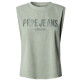 CAMISETA SIN MANGAS MUJER PEPE JEANS LOGO CALADO