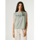 CAMISETA SIN MANGAS MUJER PEPE JEANS LOGO CALADO