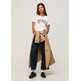 CAMISETA LOGO FLORAL MUJER PEPE JEANS ROSEMERY