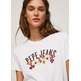 CAMISETA LOGO FLORAL MUJER PEPE JEANS ROSEMERY