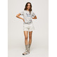 CAMISETA DE ALGODÓN CON LOGO ESTAMPADO MUJER PEPE JEANS MARA