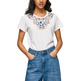 CAMISETA ENCAJES CUELLO MUJER PEPE JEANS NALA