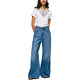 CAMISETA ENCAJES CUELLO MUJER PEPE JEANS NALA