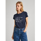 CAMISETA LOGO ESTAMPADO FIT RELAXED MUJER PEPE JEANS