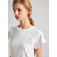 CAMISETA LOGO ESTAMPADO FIT SLIM MUJER PEPE JEANS