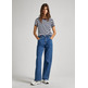 CAMISETA FIT REGULAR A RAYAS MUJER PEPE JEANS