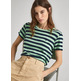 CAMISETA FIT REGULAR A RAYAS MUJER PEPE JEANS
