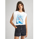 CAMISETA MANGA SISA FIT OVERSIZE MUJER PEPE JEANS