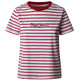 CAMISETA A RAYAS MUJER PEPE JEANS LOGO ESTAMPADO